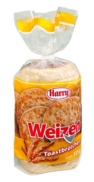 Harry Brot Weizen Toastbrötchen 335g