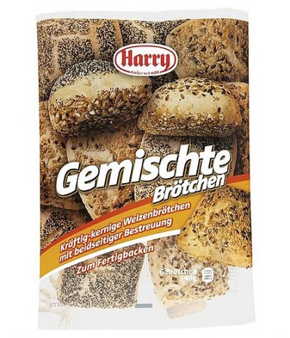 Harry Brot Gemischte Brötchen zum Fertigbacken 6 Stück im Beutel 540 g